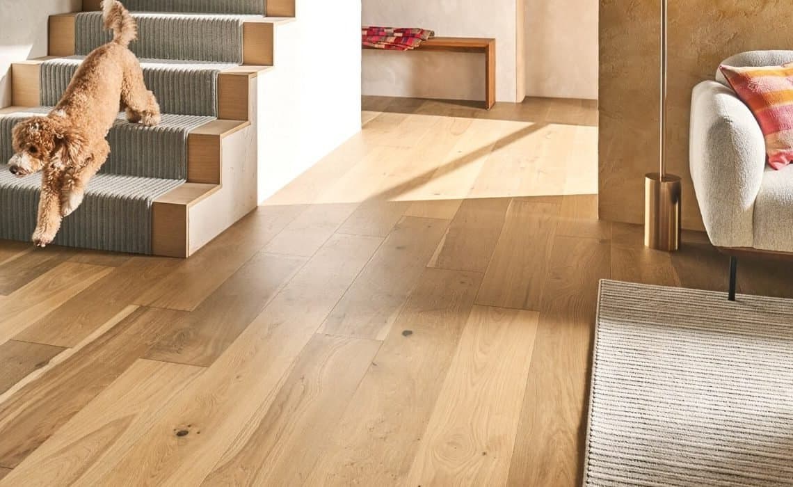 Enhance your hardwood floors with a clear coat that protects and showcases their natural beauty for years to come.