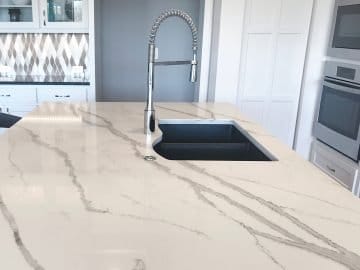 modern kitchen quartz countertop