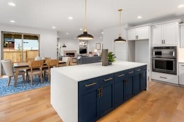 Large Island and Quartz Countertop Ideas
