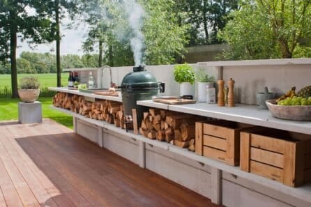Outdoor kitchen, make the most of your outdoor space for cooking and entertaining.