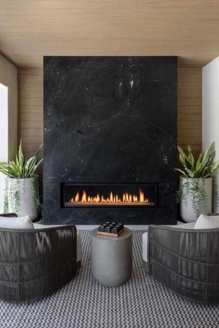 Explore the elegance of fireplace black granite in your home design. Discover its timeless beauty and durability.