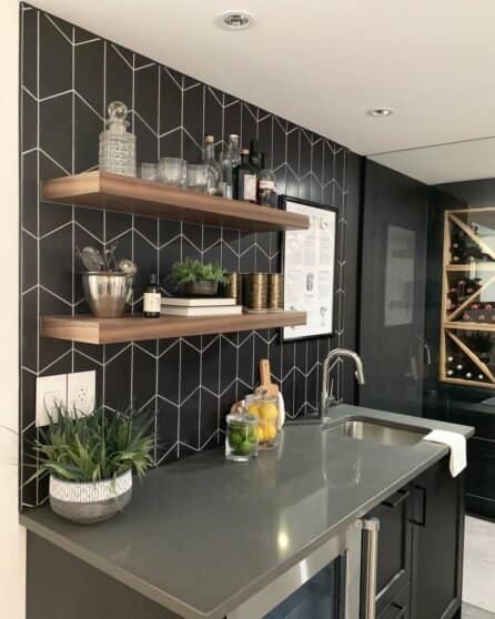 Transform your space with black backsplash tiles. Discover how they can elevate your home decor effortlessly.
